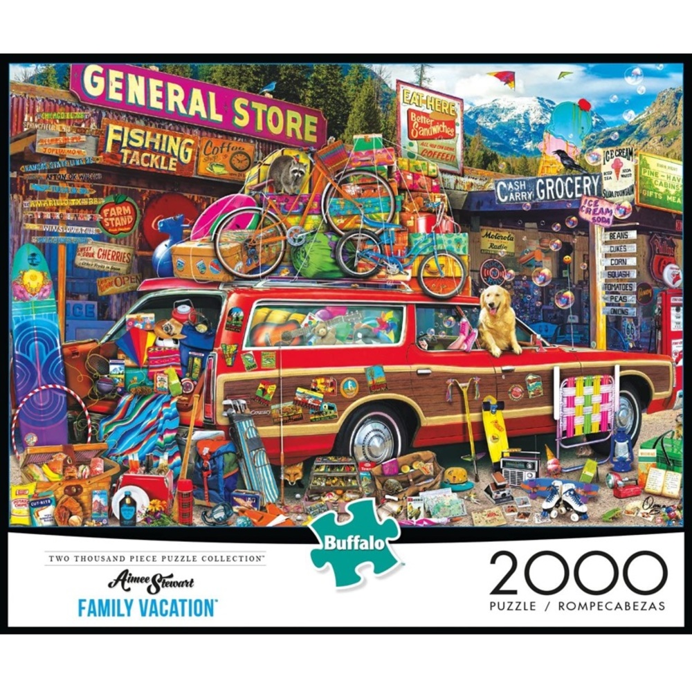Family Vacation buffalo puzzle 🧩
